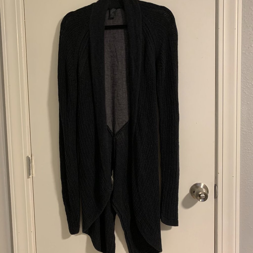 Prana Diamond Back Knit Wrap Duster Cardigan